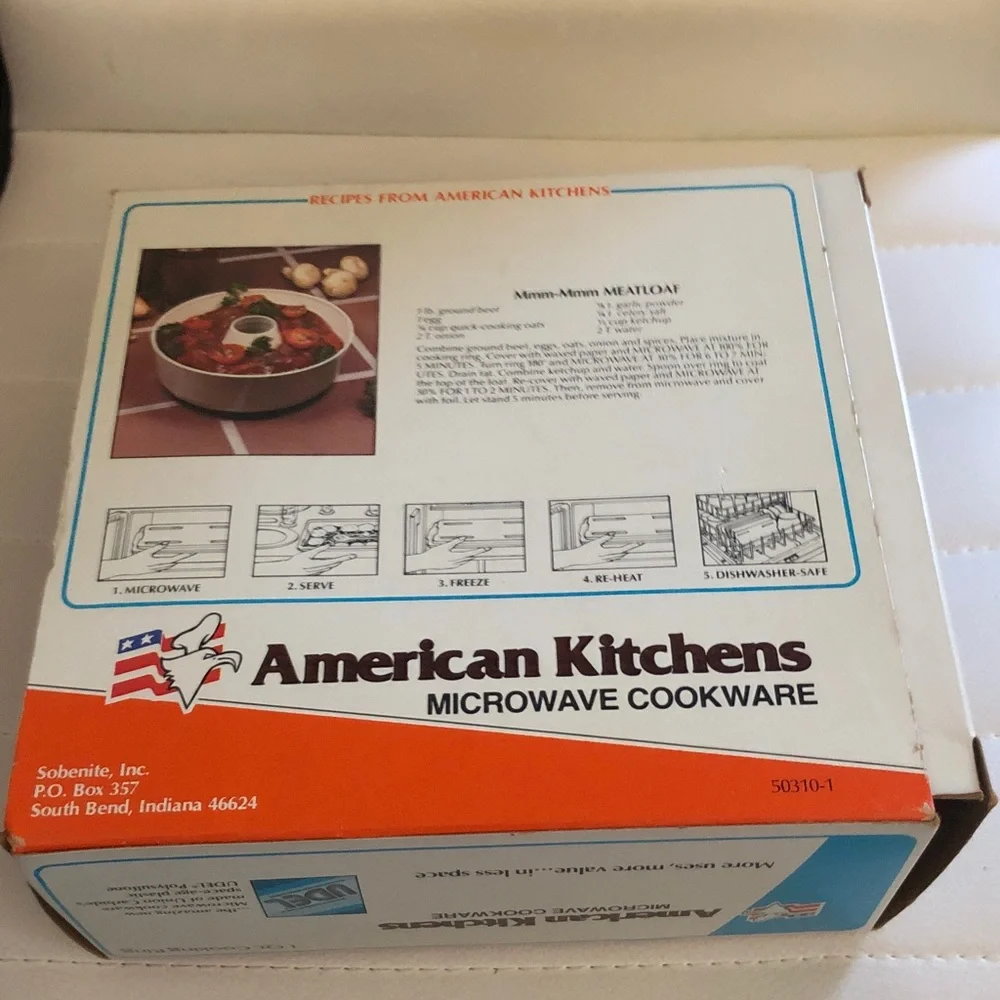 White Microwave Baking Ring